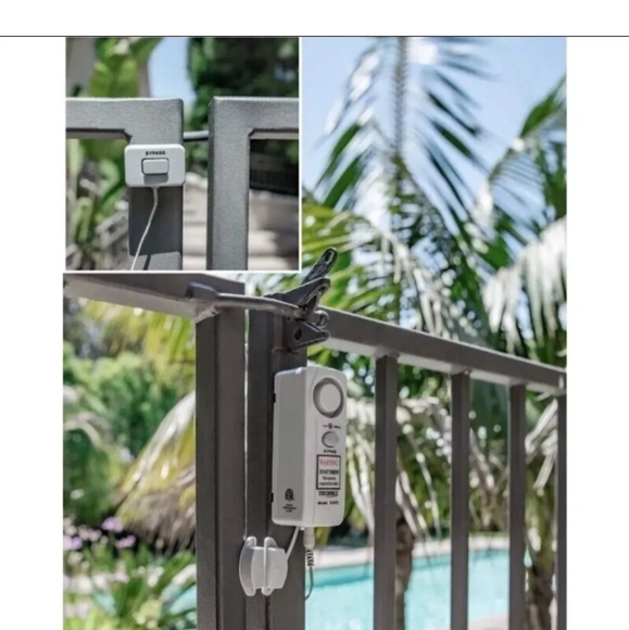 Techko S187D Safe Pool Alarm, Light-Grey NIB - Picture 4 of 6